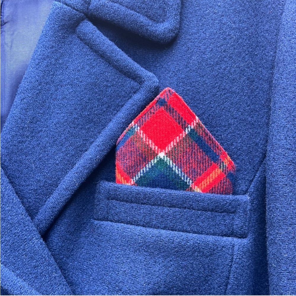 Pendleton Wool Double Breasted Suit Jacket With P… - image 4